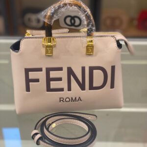 Fendi Roma Bamboo Top Handle Bag