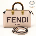 Fendi Roma Bamboo Top Handle Bag