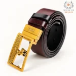 Polo Reversible Belt with Gold Buckle