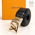 Gold LV Buckle Belt