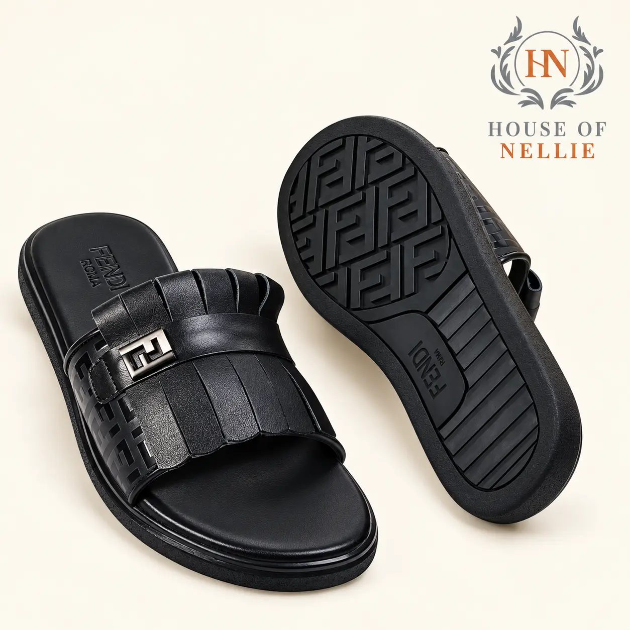 Fendi Roma Slippers